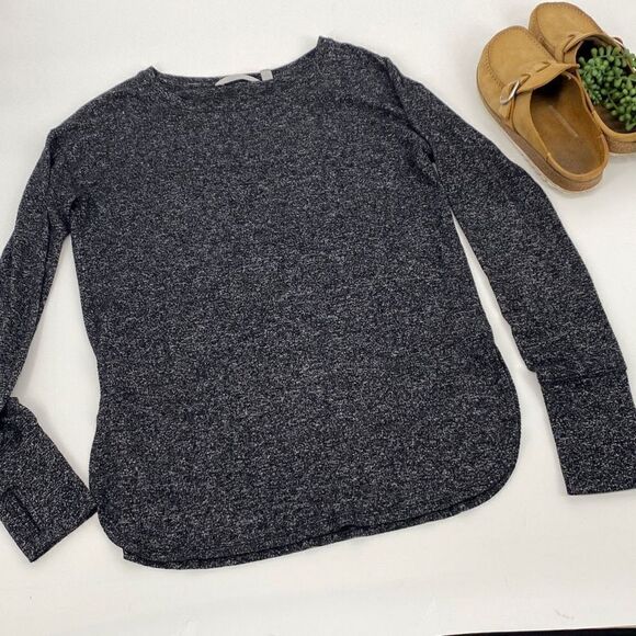 Athleta Luxe Pose Long Sleeve Crew Neck Comfy Sweater Thumb Holes S - Picture 3 of 12